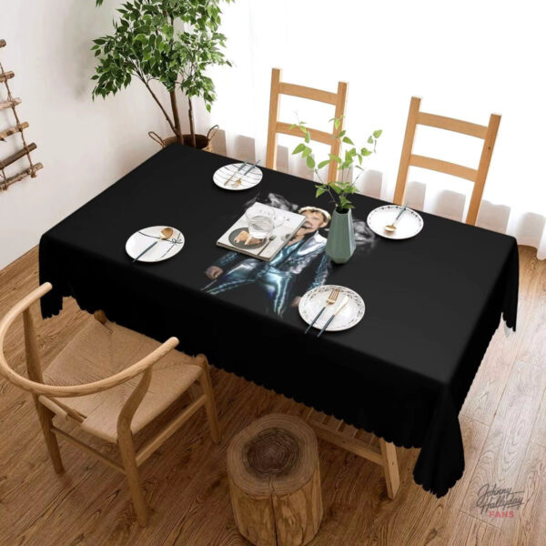 Nappe Johnny Hallyday pour décoration intérieure