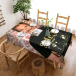 Nappe rectangulaire Johnny Hallyday 140 x 180 cm - vue 2
