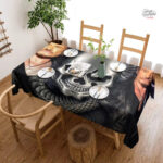 Nappe rectangulaire Johnny Hallyday décorative