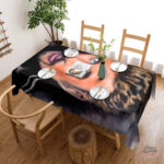 Nappe Johnny Hallyday motif unique