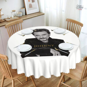 Nappe Johnny Hallyday modèle 1 ronde