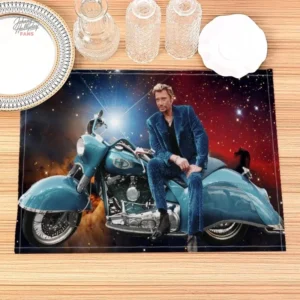 Napperon Johnny Hallyday - Modèle classique