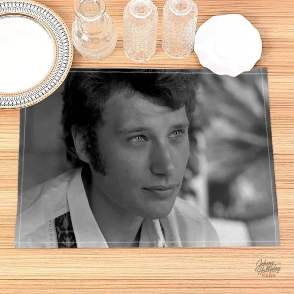 Napperon Johnny Hallyday - Illustrations artistiques