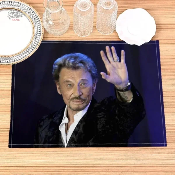 Napperon Johnny Hallyday - Inspiration rock'n'roll