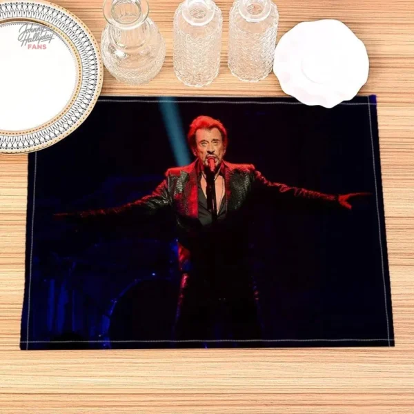 Napperon Johnny Hallyday - Design moderne