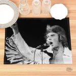 Napperon Johnny Hallyday - Touches personnelles
