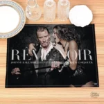 Napperon Johnny Hallyday - Décor festif