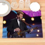 Napperon Johnny Hallyday - Style unique