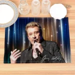 Napperon Johnny Hallyday - Design vintage