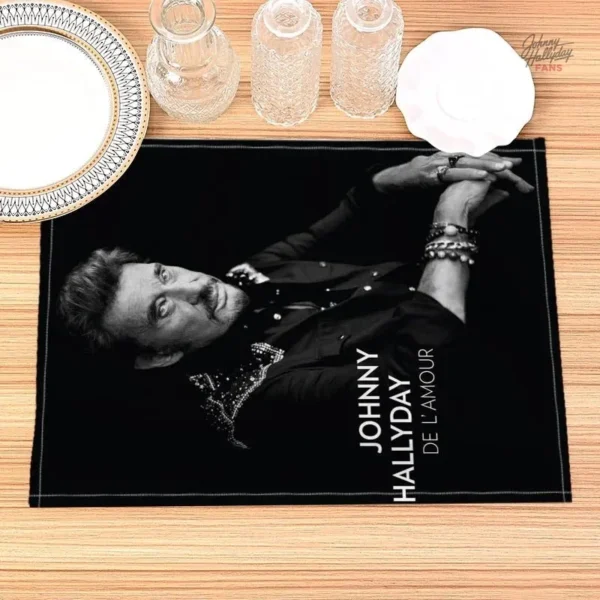 Napperon Johnny Hallyday - Modèle classique - vue 4