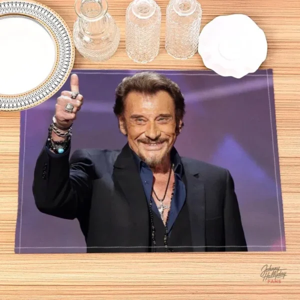 Napperon Johnny Hallyday - Édition limitée