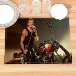 Napperon Johnny Hallyday - Style rock