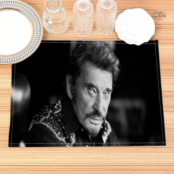 Napperon Johnny Hallyday - Collection exclusive