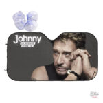 Accessoire auto Johnny Hallyday - protection solaire élégante