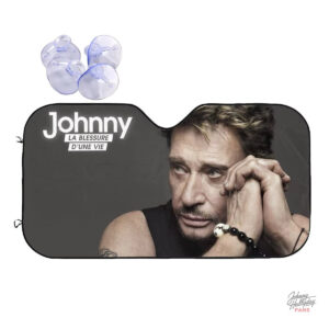 Accessoire auto Johnny Hallyday - protection solaire élégante