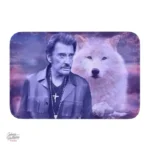 Petit tapis Johnny Hallyday 40x60 cm - vue 2