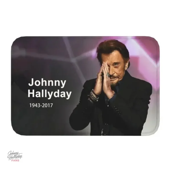 Petit tapis Johnny Hallyday 40x60 cm - vue 4