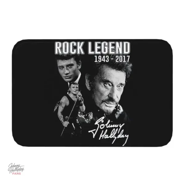 Petit tapis Johnny Hallyday 40x60 cm - vue 6