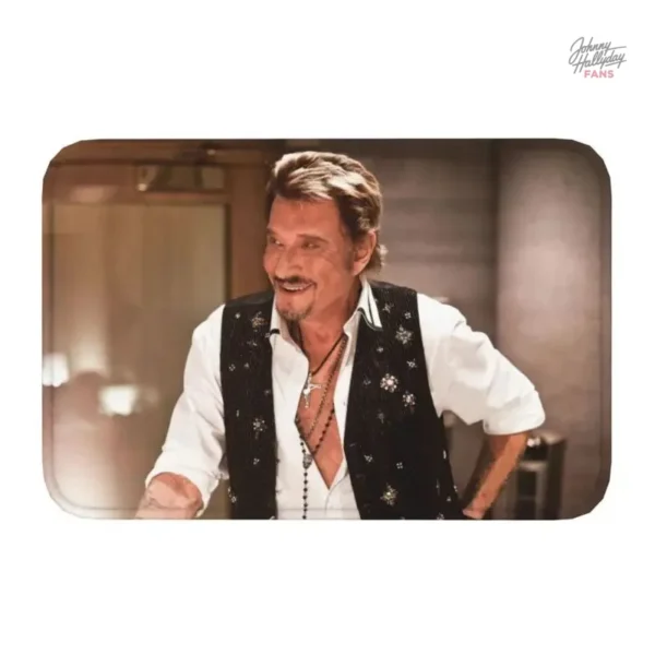 Petit tapis Johnny Hallyday 40x60 cm - vue 7