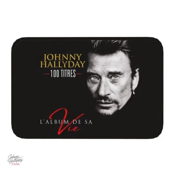 Petit tapis Johnny Hallyday 40x60 cm - vue 8