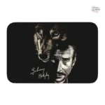 Tapis décoratif Johnny Hallyday, 40 cm x 60 cm
