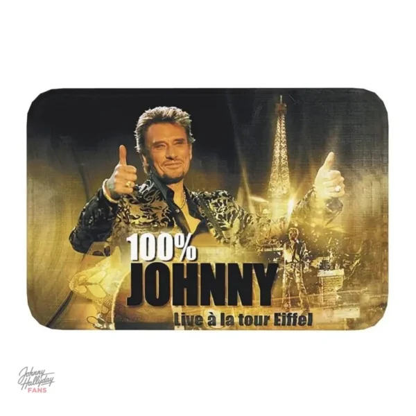 Petit tapis Johnny Hallyday 40x60 cm - vue 10