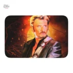 Tapis Johnny Hallyday, 40 cm x 60 cm, modèle 1