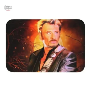 Tapis Johnny Hallyday, 40 cm x 60 cm, modèle 1