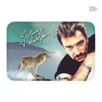 Tapis Johnny Hallyday, 40 cm x 60 cm, style rétro