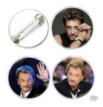 Pin's représentant le célèbre chanteur Johnny Hallyday