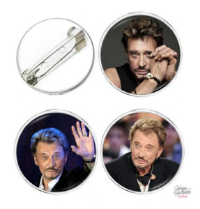Pin's représentant le célèbre chanteur Johnny Hallyday