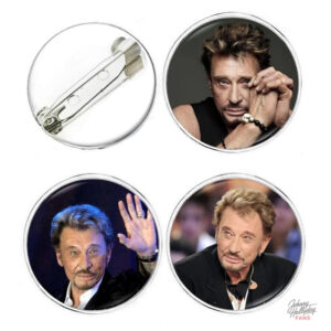 Pin's représentant le célèbre chanteur Johnny Hallyday