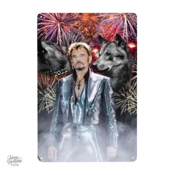 Plaques Johnny Hallyday, hommage à la légende
