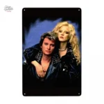 Plaque Johnny Hallyday, collection originale