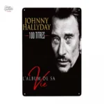 Plaques thématiques Johnny Hallyday, 23 designs