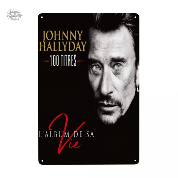 Plaques thématiques Johnny Hallyday, 23 designs