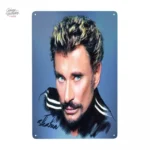 Plaque Johnny Hallyday - 23 modèles uniques - vue 3