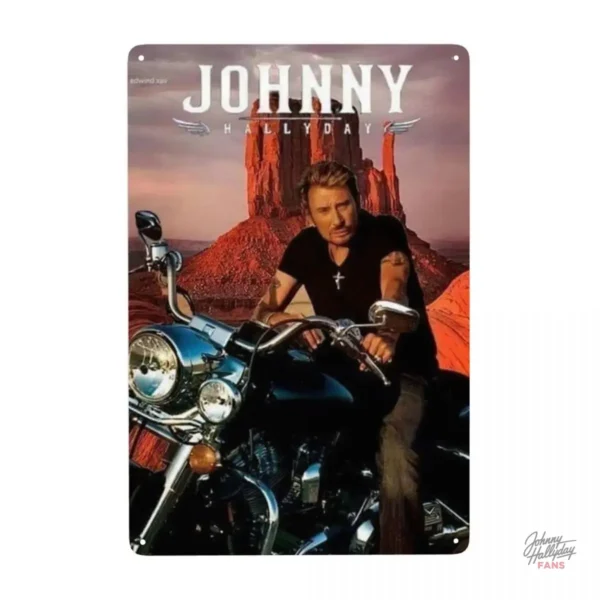 Plaque artistique Johnny Hallyday en plusieurs designs
