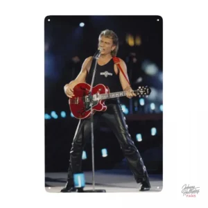 Plaque décorative Johnny Hallyday, choix varié
