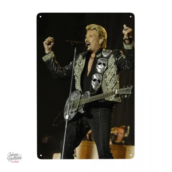 Plaque hommage à Johnny Hallyday, 23 modèles différents