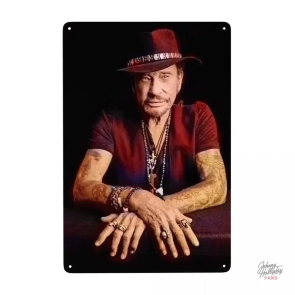 Plaques Johnny Hallyday, styles variés à découvrir
