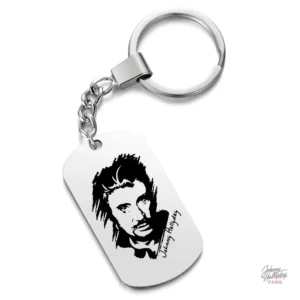 Porte-clés Johnny Hallyday - version artistique