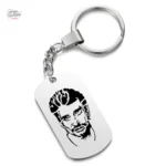 Porte-clés plaque Johnny Hallyday - design unique