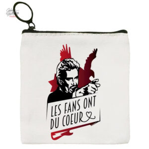 Porte-monnaie Johnny Hallyday - modèle classique