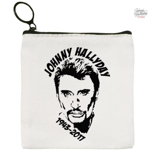 Porte-monnaie Johnny Hallyday - version vintage