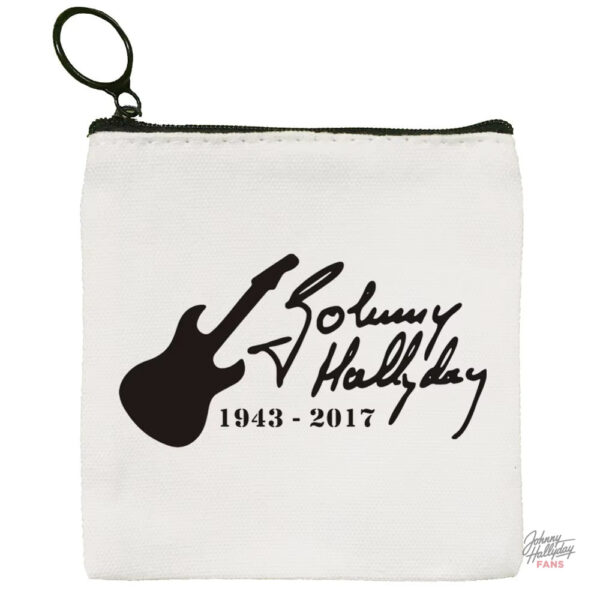 Porte-monnaie Johnny Hallyday - style rock