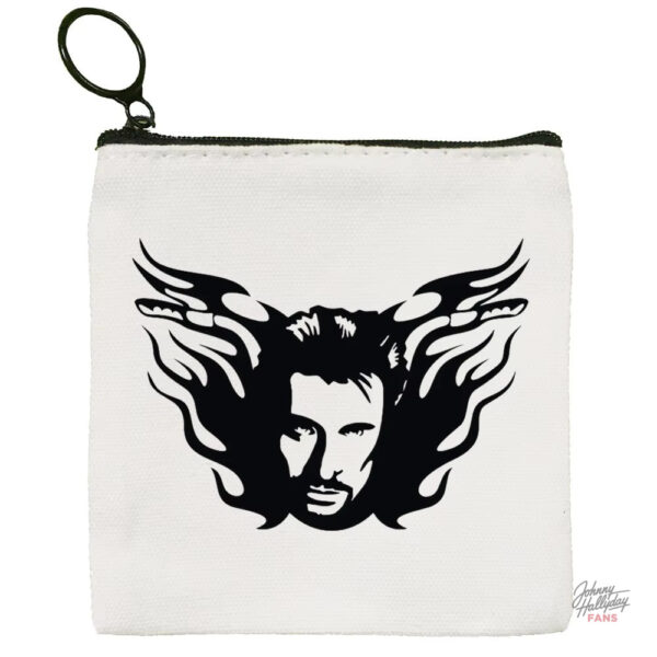 Porte-monnaie Johnny Hallyday - motif emblématique