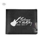Portefeuille Johnny Hallyday modèle 2 en cuir élégant