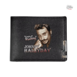 Portefeuille Johnny Hallyday modèle 3 en cuir élégant