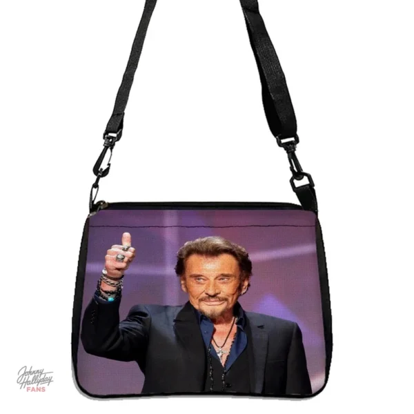 Sac à bandoulière de collection Johnny Hallyday